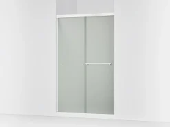 44-5/8"-47-5/8" W x 76" H bypass shower door with 5/16"-thick Frosted glass^Kohler Best