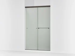 44-5/8"-47-5/8" W x 76" H bypass shower door with 5/16"-thick Frosted glass^Kohler Best
