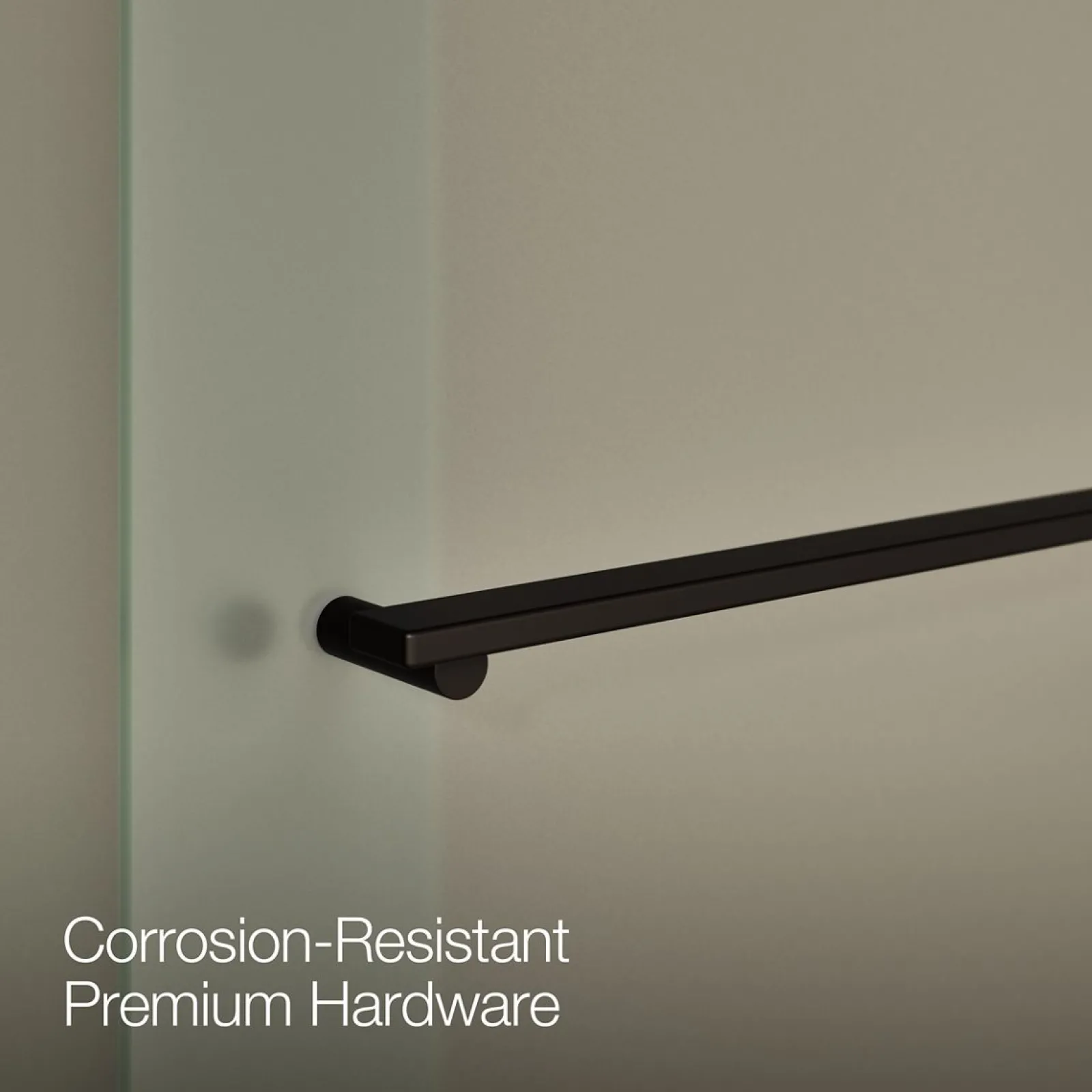 44-5/8"-47-5/8" W x 76" H bypass shower door with 5/16"-thick Frosted glass^Kohler Best