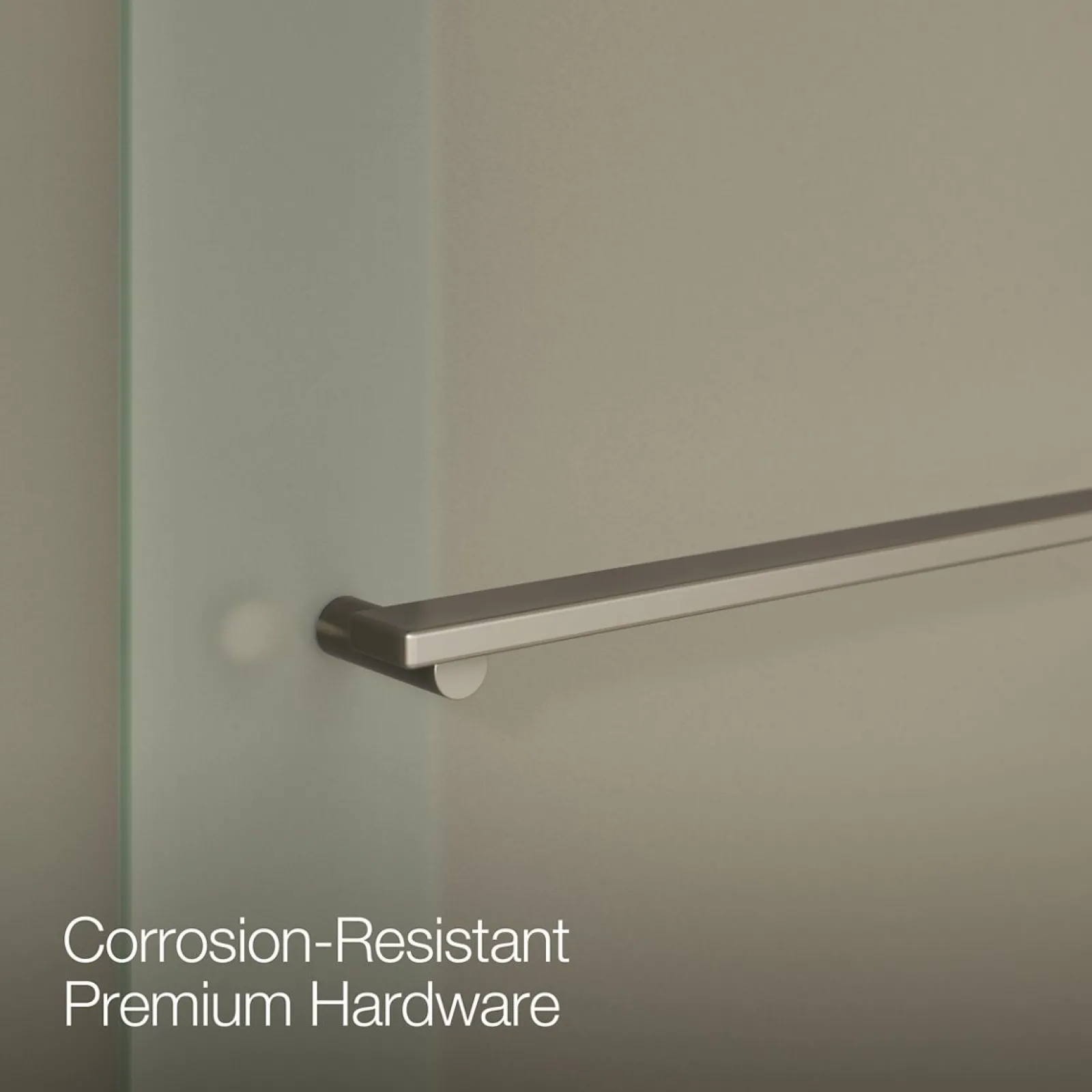 44-5/8"-47-5/8" W x 76" H bypass shower door with 5/16"-thick Frosted glass^Kohler Best