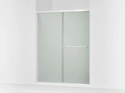 55-5/8"-59-5/8" W x 76" H bypass shower door with 5/16"-thick Frosted glass^Kohler Outlet