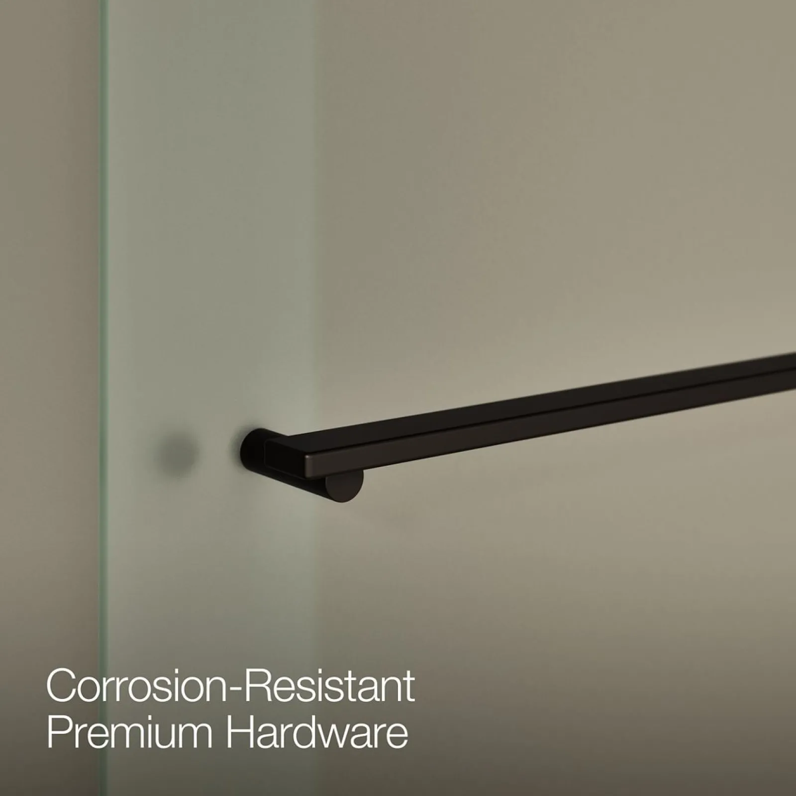 55-5/8"-59-5/8" W x 76" H bypass shower door with 5/16"-thick Frosted glass^Kohler Outlet