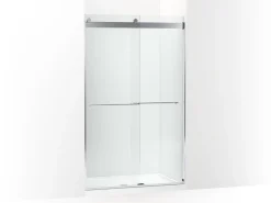 44-5/8"-47-5/8" W x 77.53" H bypass shower door with 5/16"-thick Crystal Clear glass^Kohler Hot
