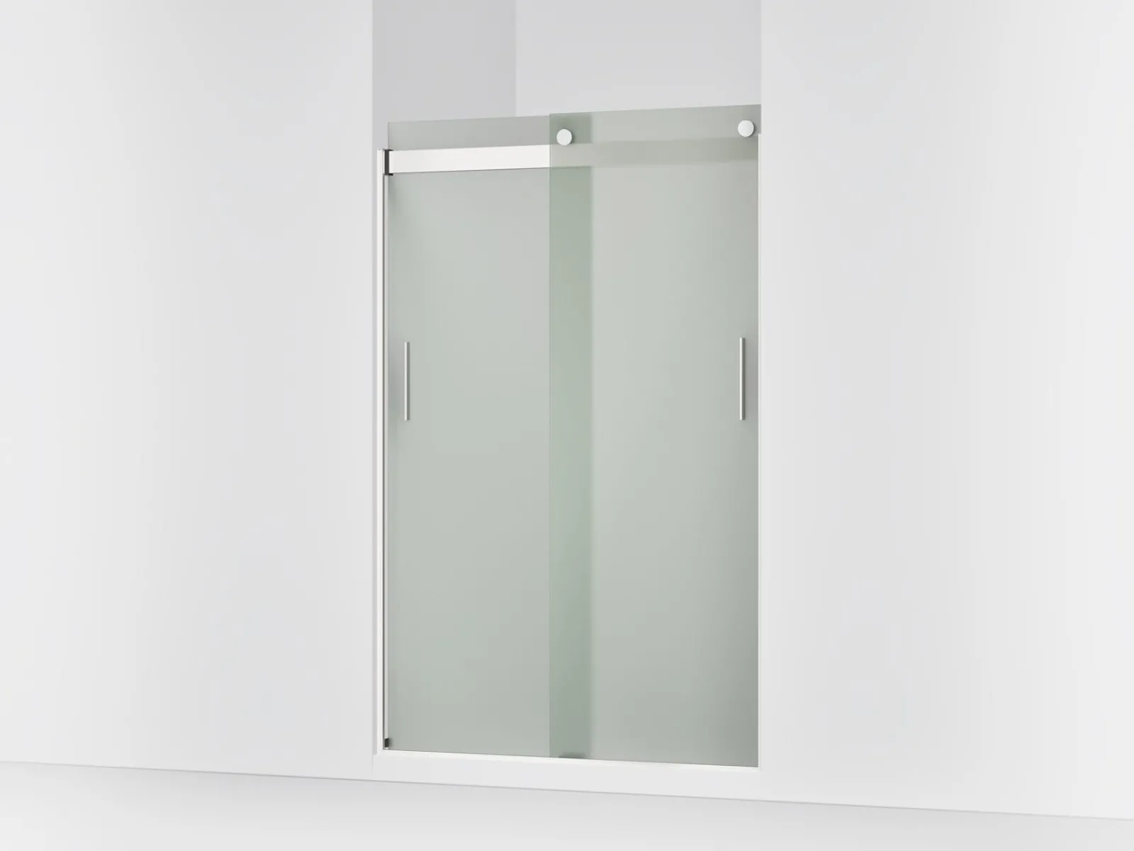 43-5/8"-47-5/8" W x 74" H bypass shower door with 1/4"-thick Frosted glass^Kohler Clearance