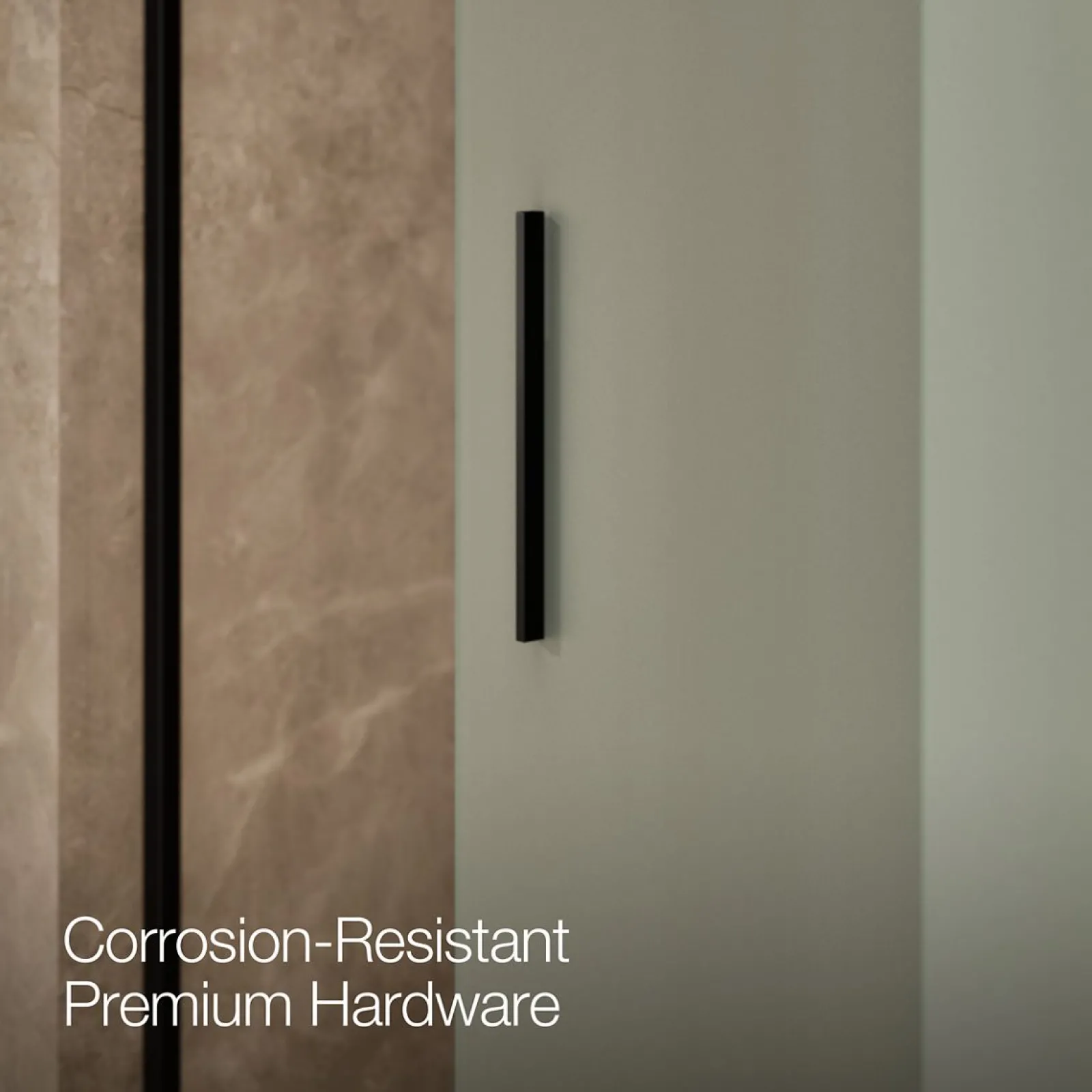43-5/8"-47-5/8" W x 74" H bypass shower door with 1/4"-thick Frosted glass^Kohler Clearance