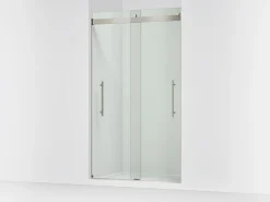 44-5/8"-47-5/8" W x 81.61" H bypass shower door with 3/8"-thick Crystal Clear glass^Kohler Clearance