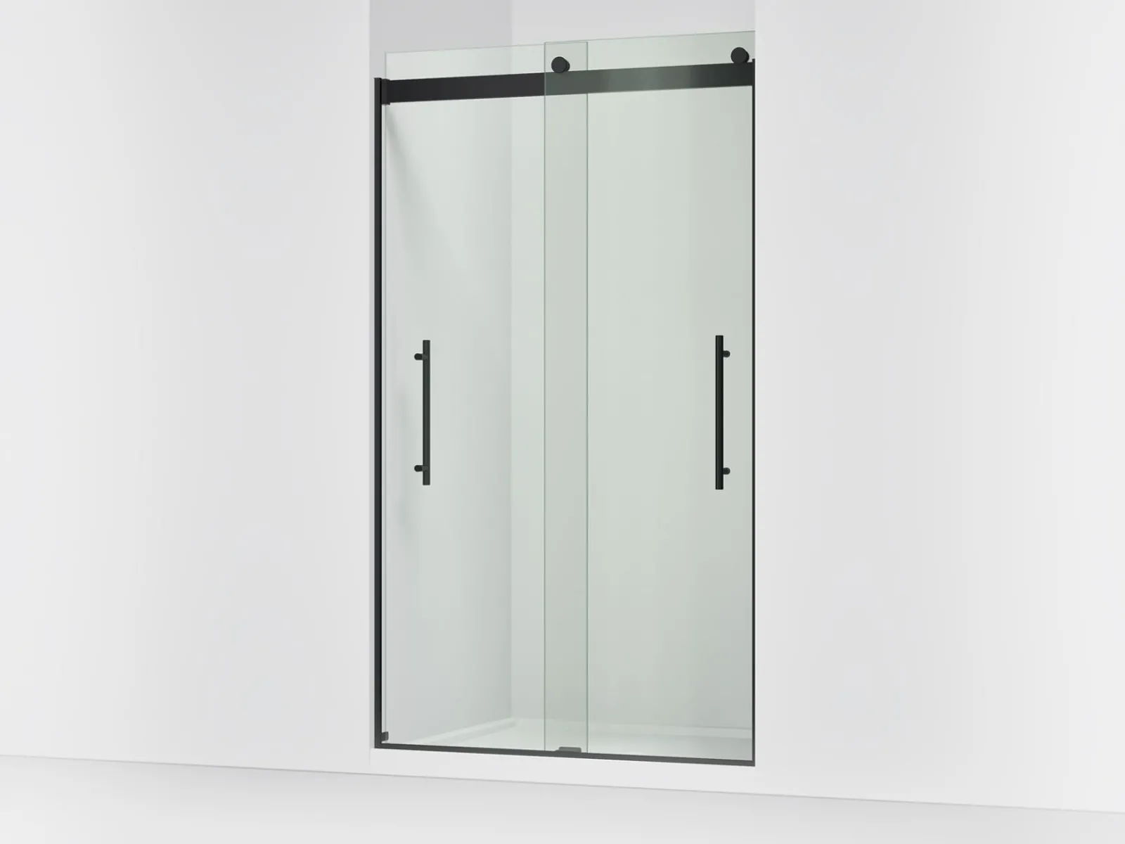 44-5/8"-47-5/8" W x 81.61" H bypass shower door with 3/8"-thick Crystal Clear glass^Kohler Clearance
