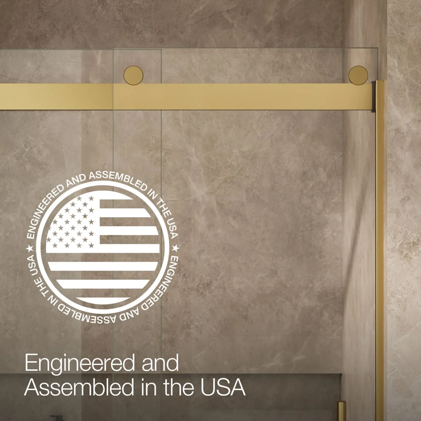 44-5/8"-47-5/8" W x 81.61" H bypass shower door with 3/8"-thick Crystal Clear glass^Kohler Clearance