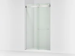 44"-48" W x 80-1/4" H bypass shower door with 3/8"-thick Crystal Clear glass^Kohler