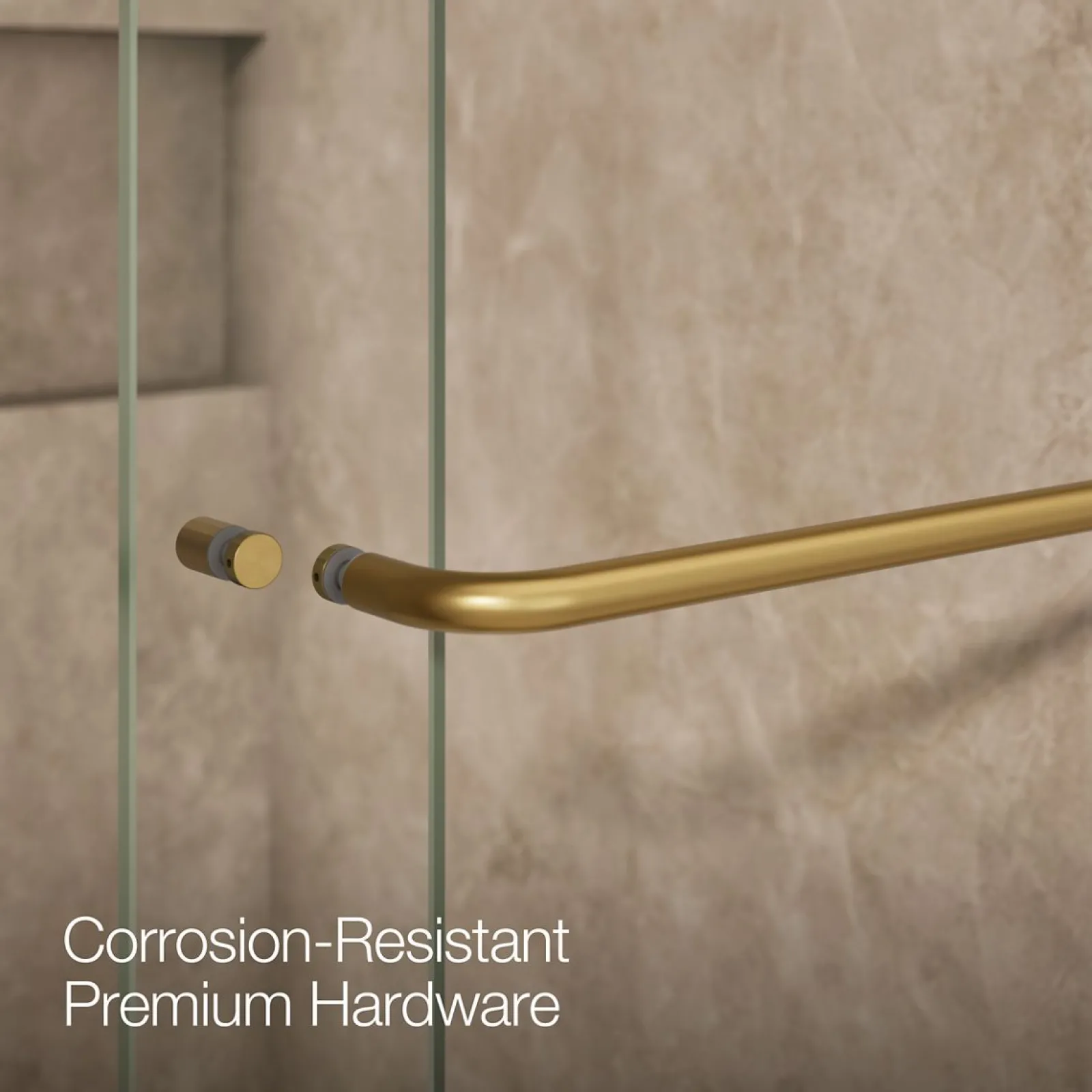 44"-48" W x 80-1/4" H bypass shower door with 3/8"-thick Crystal Clear glass^Kohler