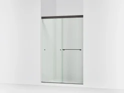 44-5/8"-47-5/8" W x 70" H bypass shower door with 1/4"-thick Crystal Clear glass^Kohler Outlet