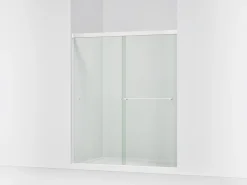55-5/8"-59-5/8" W x 70" H bypass shower door with 5/16"-thick Crystal Clear glass^Kohler Clearance