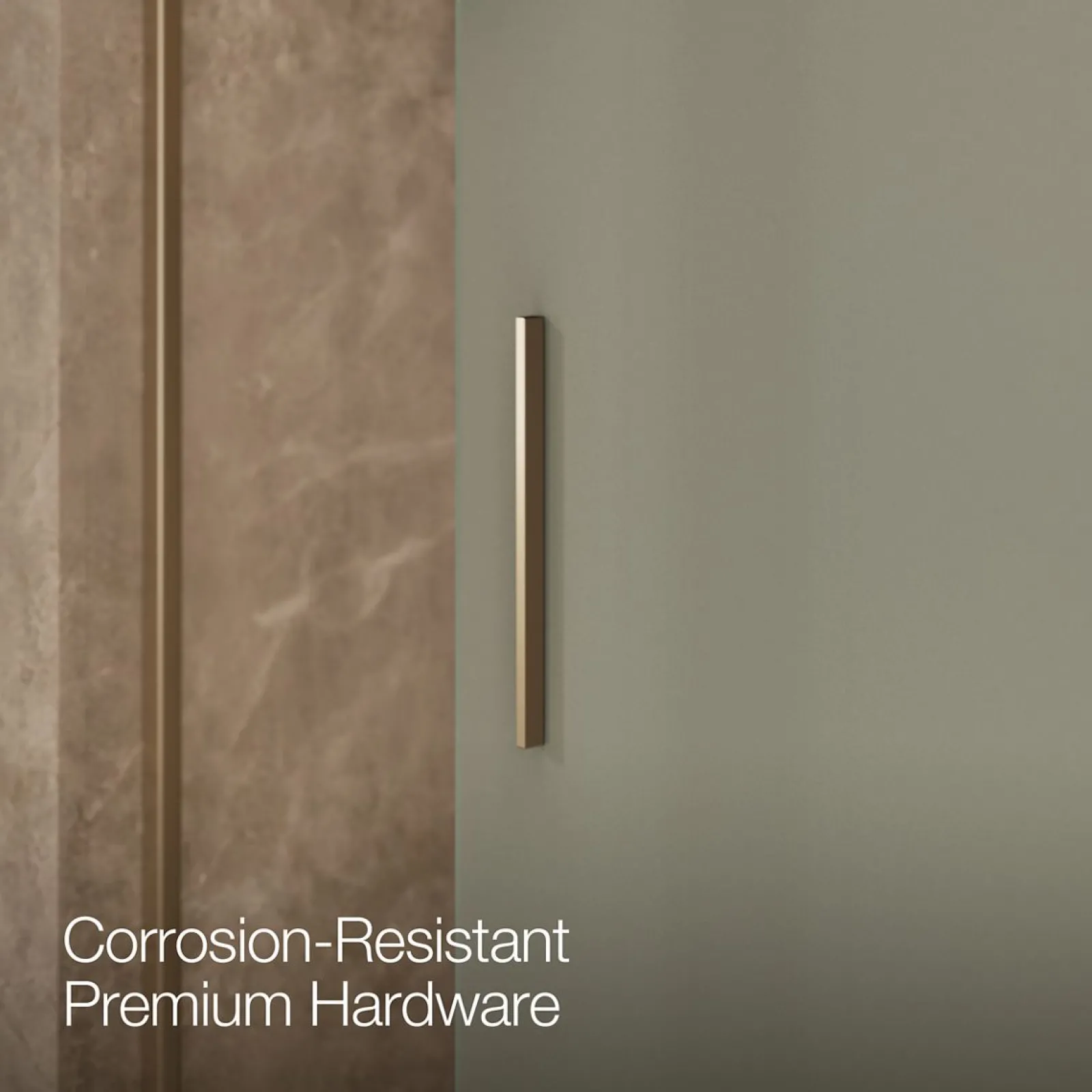 56-5/8"-59-5/8" W x 74" H bypass shower door with 1/4"-thick Frosted glass^Kohler Sale