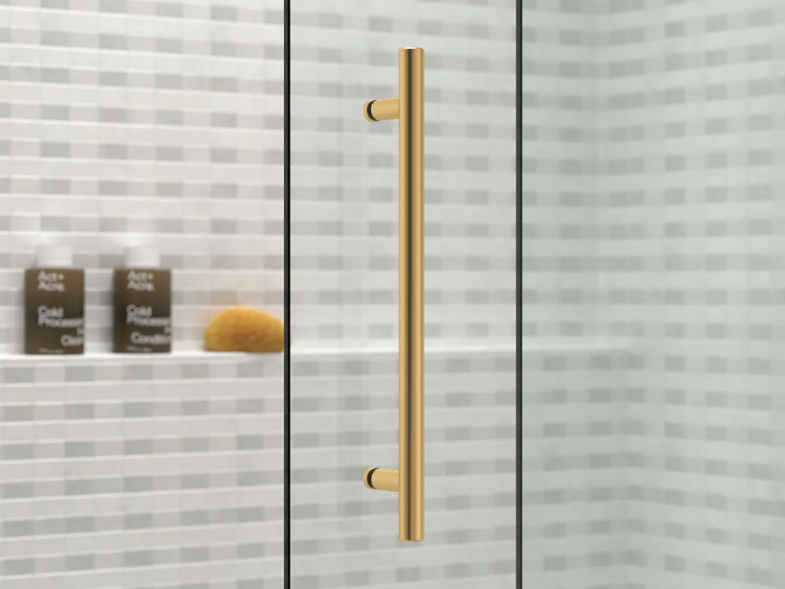 44-5/8"-47-5/8" W x 77.53" H bypass shower door with 5/16"-thick Crystal Clear glass^Kohler Discount
