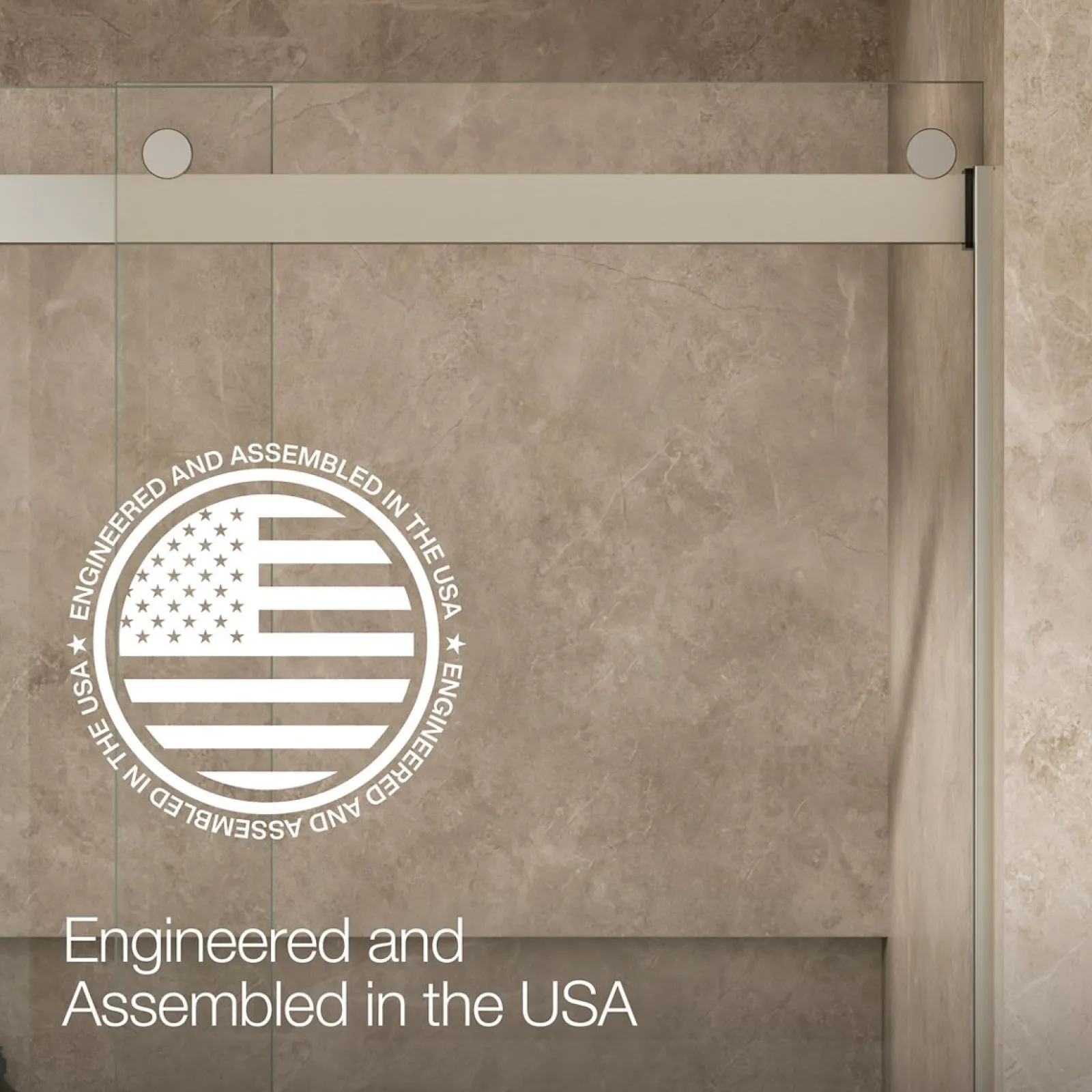 56-5/8"-59-5/8" W x 81.61" H bypass shower door with 3/8"-thick Crystal Clear glass^Kohler Sale