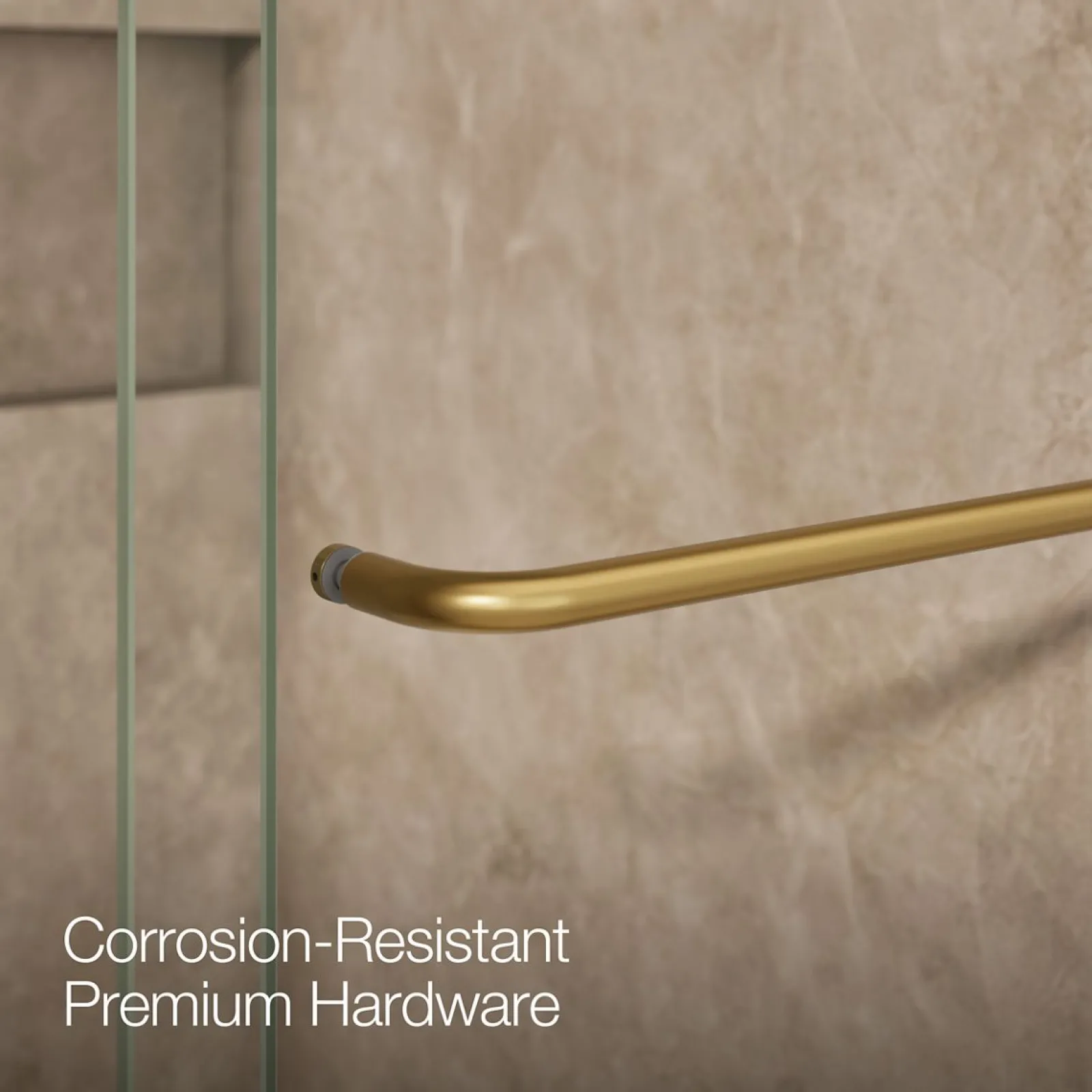 44"-48" W x 80-1/4" H bypass shower door with 3/8"-thick Crystal Clear glass^Kohler