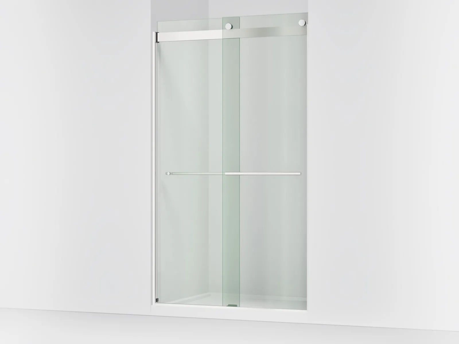 44-5/8"-47-5/8" W x 81.61" H bypass shower door with 3/8"-thick Crystal Clear glass^Kohler Outlet