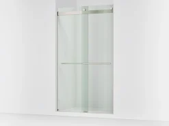 44-5/8"-47-5/8" W x 81.61" H bypass shower door with 3/8"-thick Crystal Clear glass^Kohler Outlet