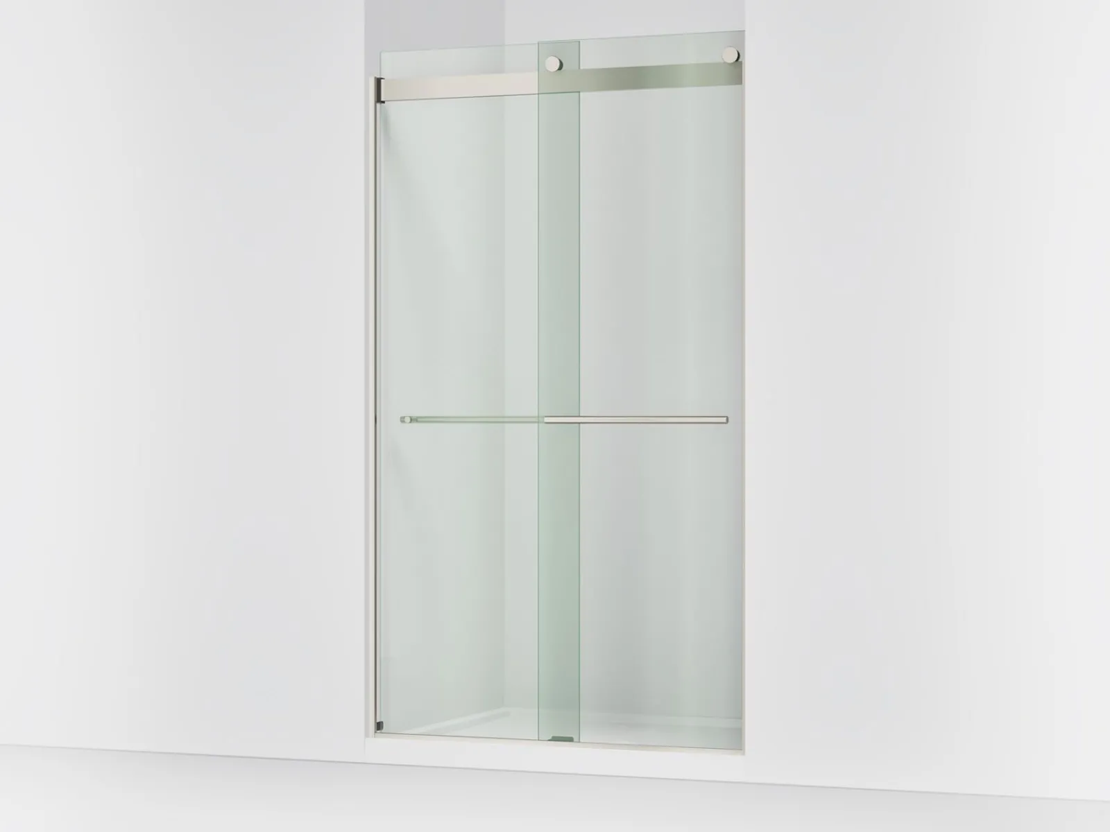 44-5/8"-47-5/8" W x 81.61" H bypass shower door with 3/8"-thick Crystal Clear glass^Kohler Outlet