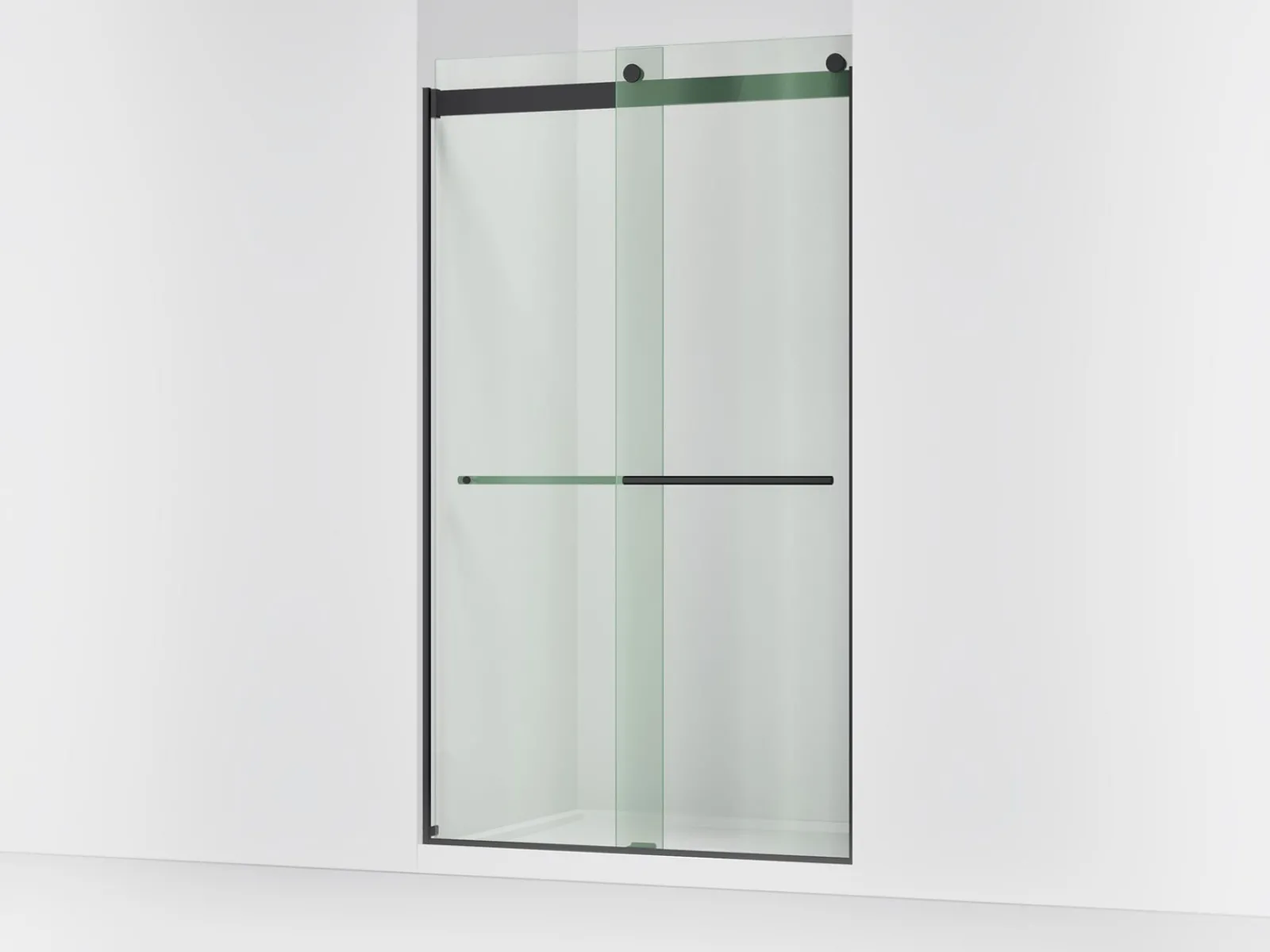44-5/8"-47-5/8" W x 81.61" H bypass shower door with 3/8"-thick Crystal Clear glass^Kohler Outlet