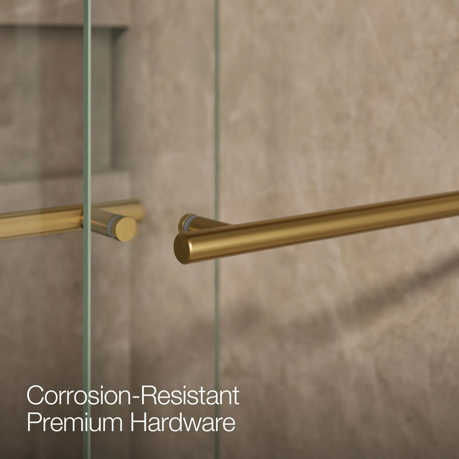 44-5/8"-47-5/8" W x 81.61" H bypass shower door with 3/8"-thick Crystal Clear glass^Kohler Outlet