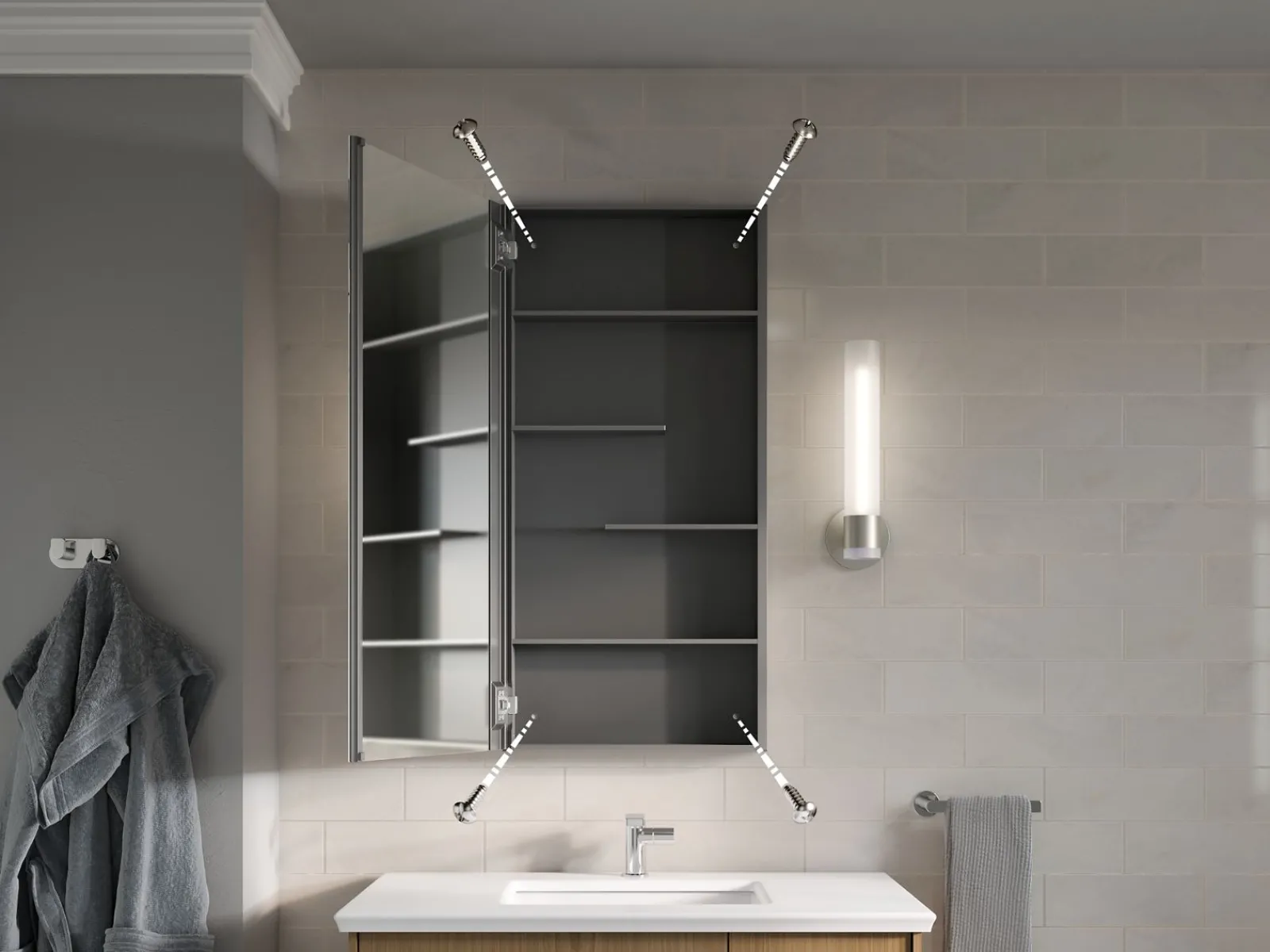 20" W x 40" H medicine cabinet^Kohler Discount