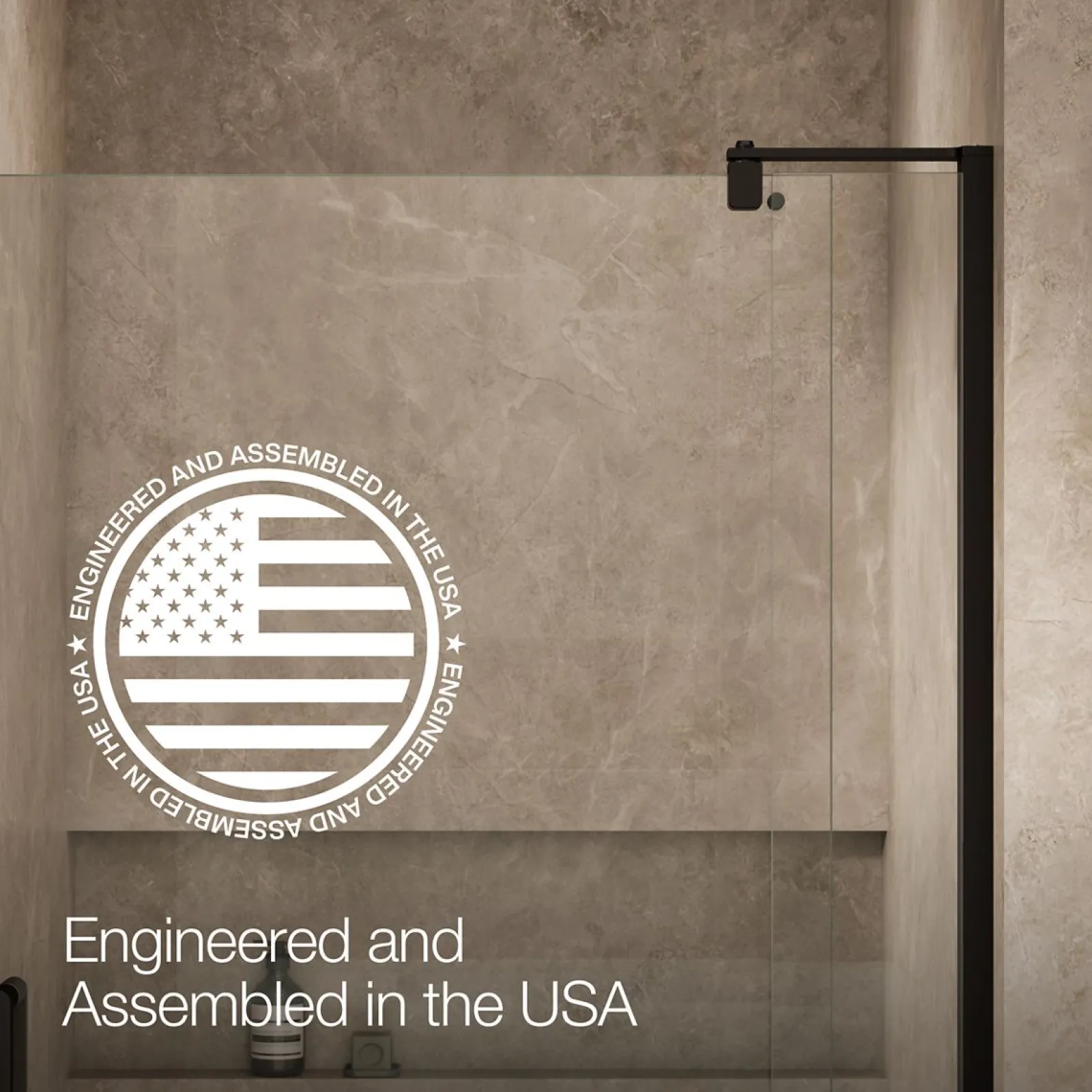 39-1/8"-44" W x 74" H pivot shower door with 5/16"-thick Crystal Clear glass^Kohler Clearance