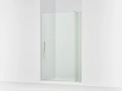 43-1/8"-48" W x 74" H pivot shower door with 5/16"-thick Crystal Clear glass^Kohler New