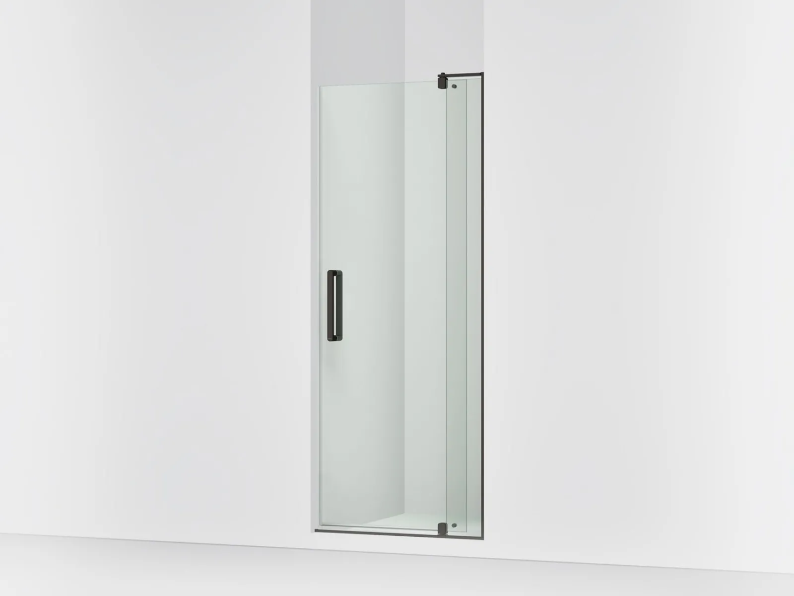 27-5/16"-31-1/8" W x 74" H pivot shower door with 5/16"-thick Crystal Clear glass^Kohler Best