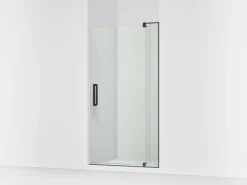 35-1/8"-40" W x 74" H pivot shower door with 5/16"-thick Crystal Clear glass^Kohler Best
