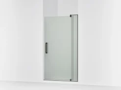 35-1/8"-40" W x 70" H pivot shower door with 5/16"-thick Frosted glass^Kohler Best