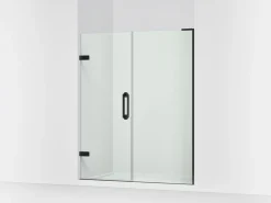 57-1/4"-58" W x 71-3/4" H pivot shower door with 3/8"-thick Crystal Clear glass^Kohler Online