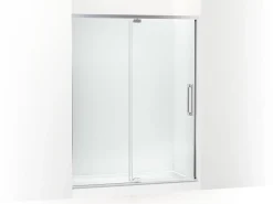 54"-60" W x 76" H pivot shower door with 5/16"-thick Crystal Clear glass^Kohler Discount