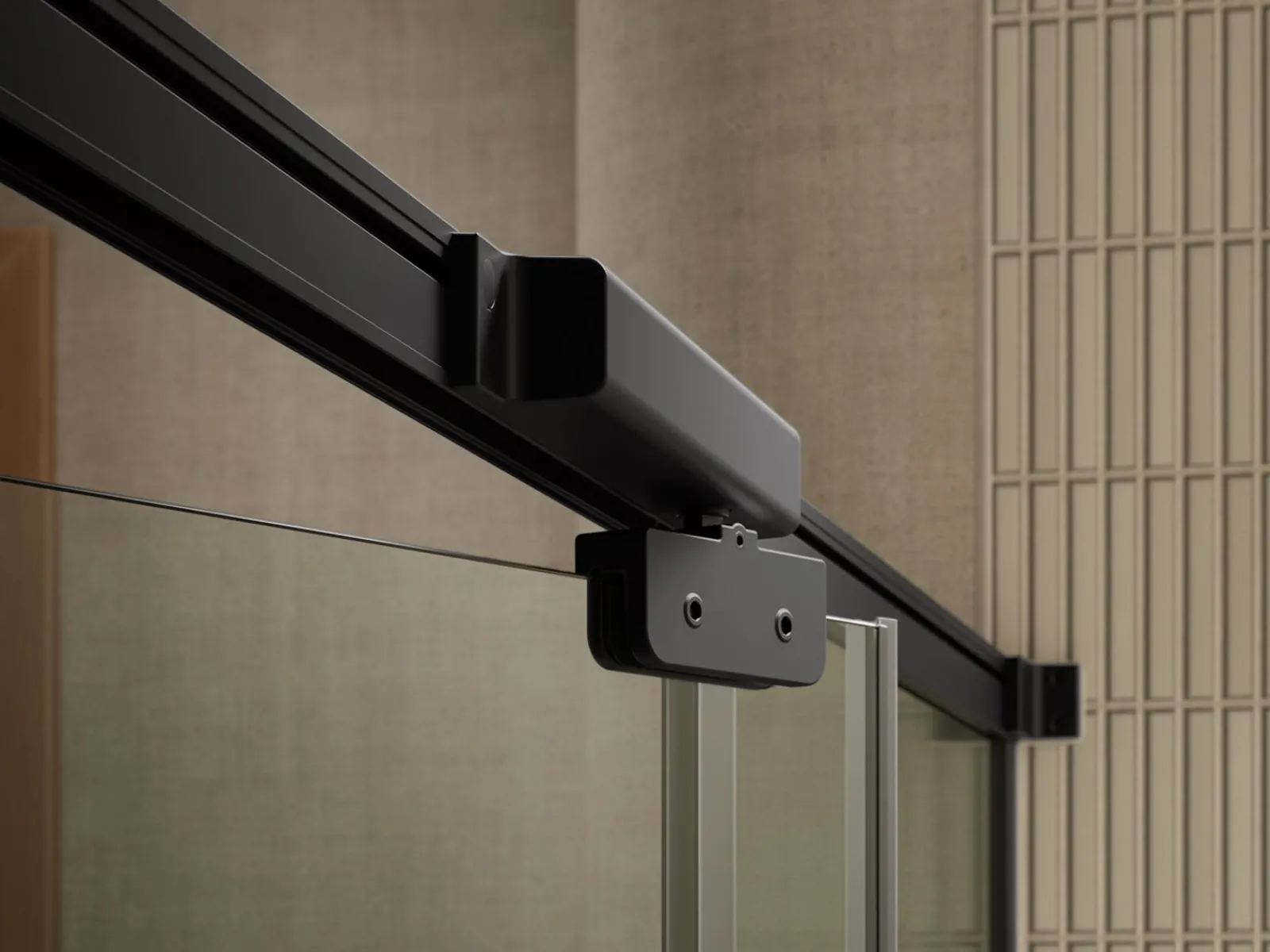 42"-48" W x 76" H pivot shower door with 5/16"-thick Crystal Clear glass^Kohler Best