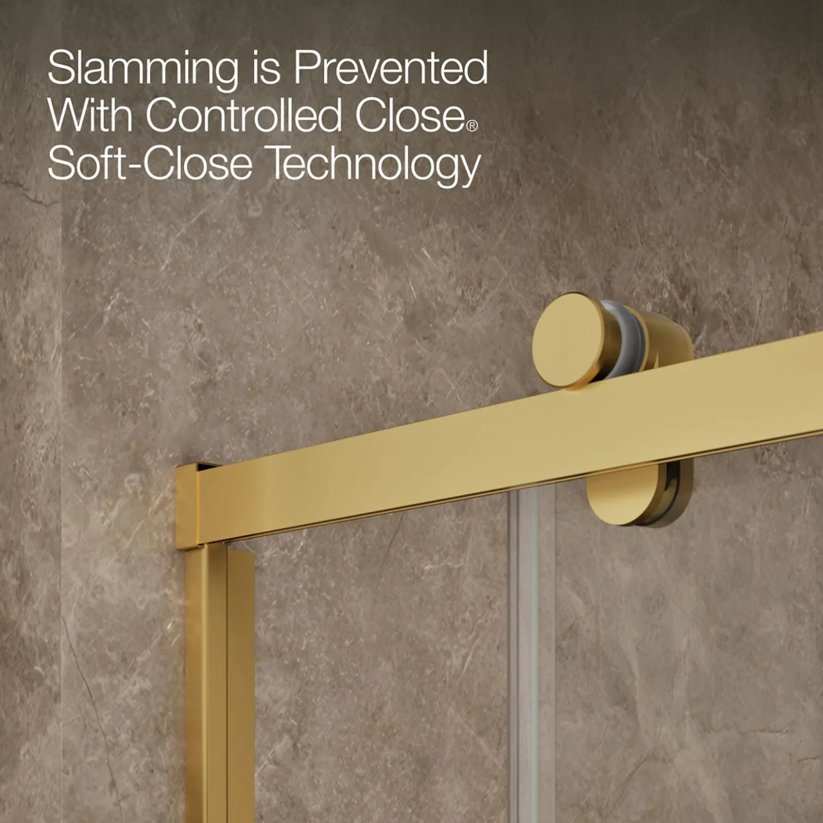 56-5/8"-59-5/8" W x 62-1/2" H sliding bath door with 3/8"-thick Crystal Clear glass^Kohler Sale