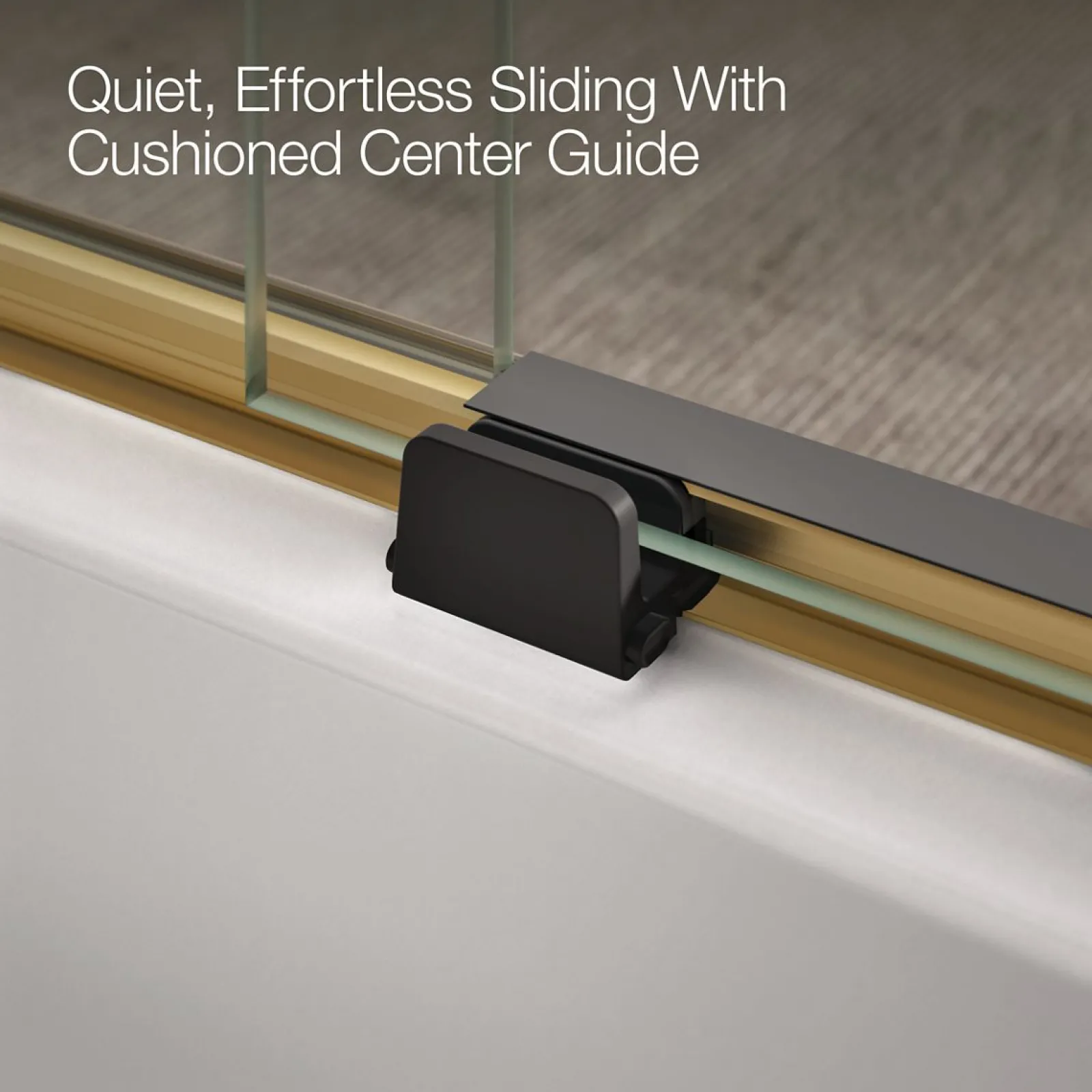 56-5/8"-59-5/8" W x 62-1/2" H sliding bath door with 3/8"-thick Crystal Clear glass^Kohler Sale