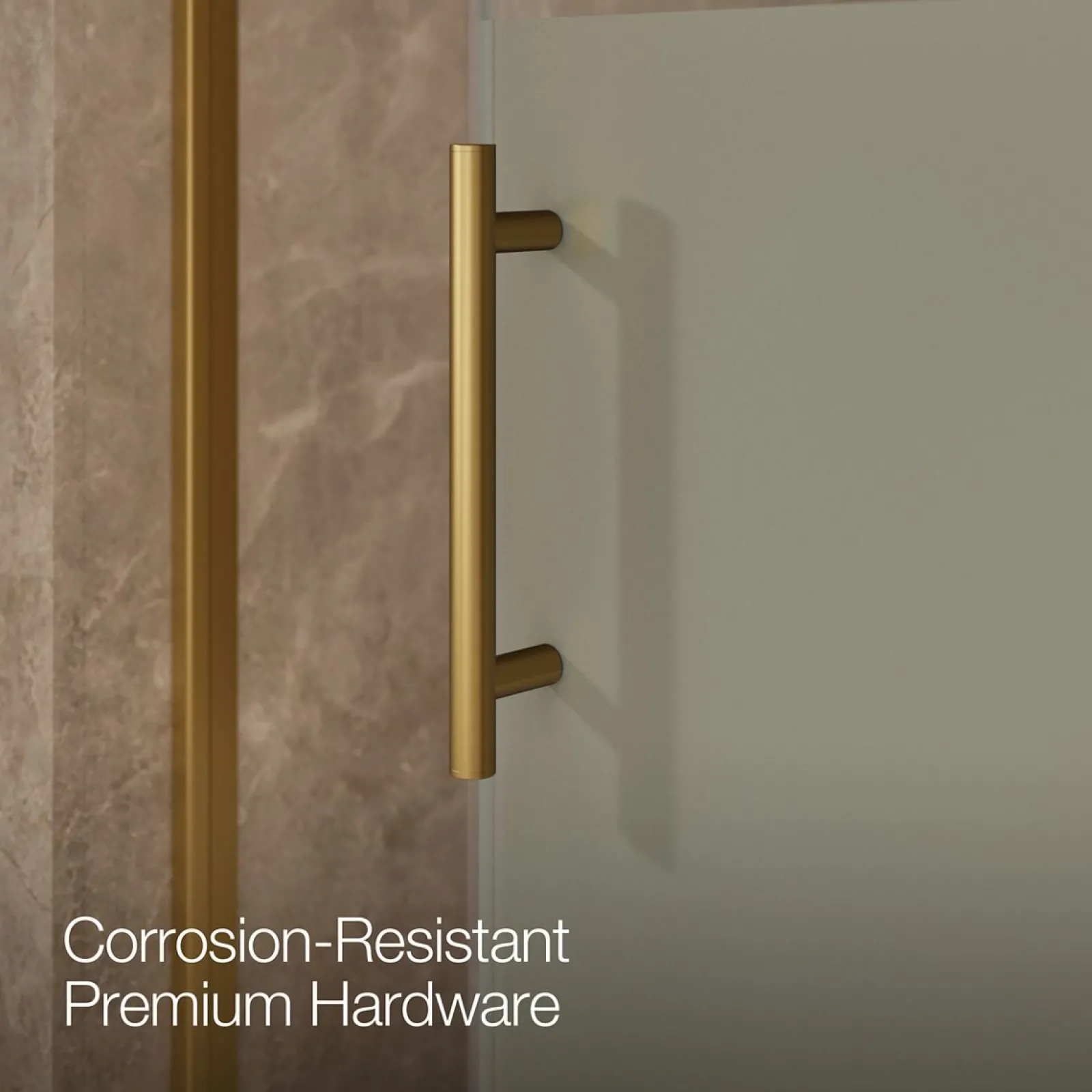 56-5/8"-59-5/8" W x 62-1/2" H sliding bath door with 3/8"-thick Crystal Clear glass^Kohler Sale