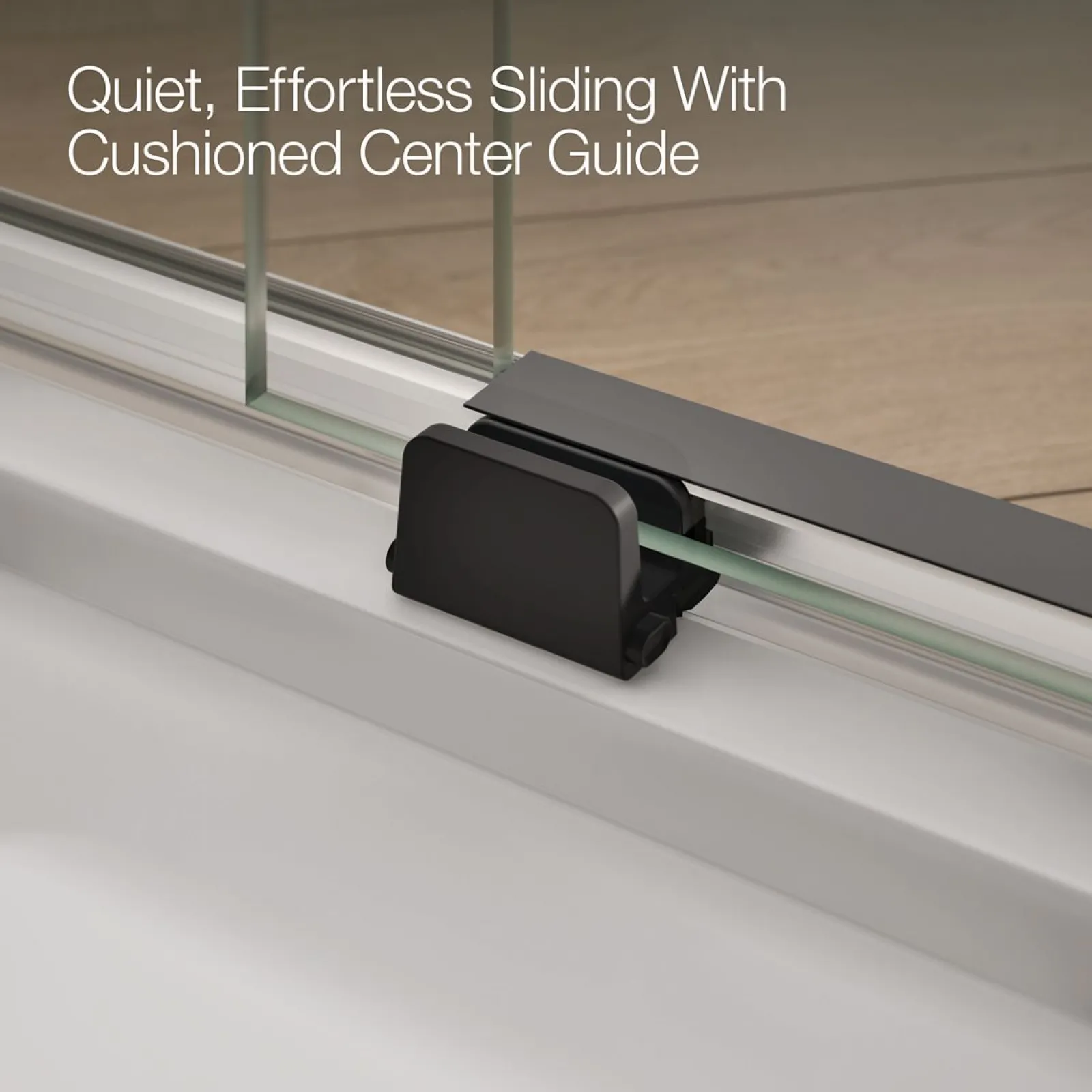 50-1/4"-53-5/8" W x 75-1/2" H sliding shower door with 5/16"-thick Crystal Clear glass^Kohler Clearance