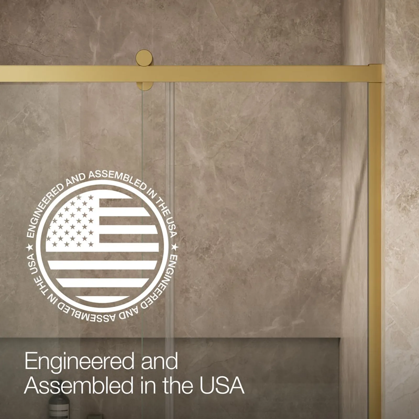 44-5/8"-47-5/8" W x 76.99" H sliding shower door with 3/8"-thick Crystal Clear glass^Kohler Online