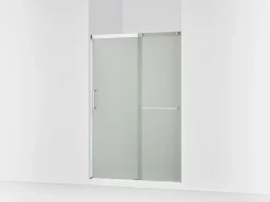 44-1/4"-47-5/8" W x 70-1/2" H sliding shower door with 1/4"-thick Frosted glass^Kohler Clearance
