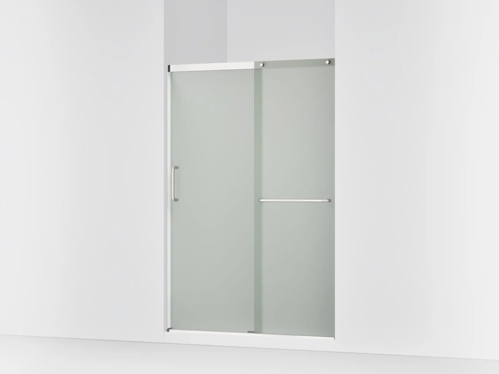 44-1/4"-47-5/8" W x 70-1/2" H sliding shower door with 1/4"-thick Frosted glass^Kohler Clearance
