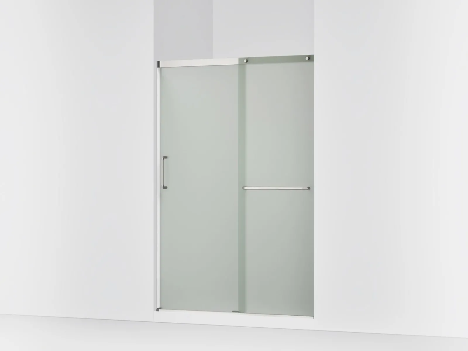 44-1/4"-47-5/8" W x 70-1/2" H sliding shower door with 1/4"-thick Frosted glass^Kohler Clearance