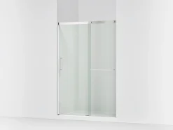 50-1/4"-53-5/8" W x 70-1/2" H sliding shower door with 1/4"-thick Crystal Clear glass^Kohler Clearance