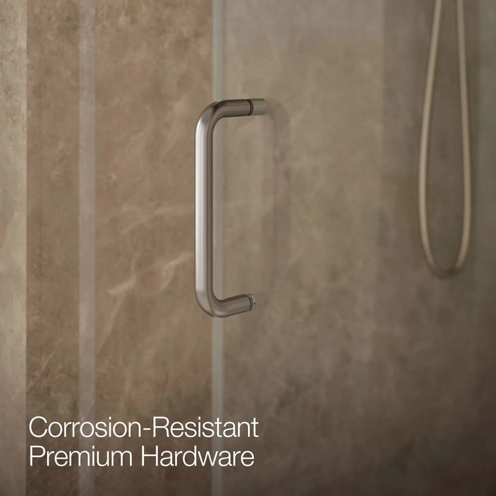 50-1/4"-53-5/8" W x 70-1/2" H sliding shower door with 1/4"-thick Crystal Clear glass^Kohler Clearance