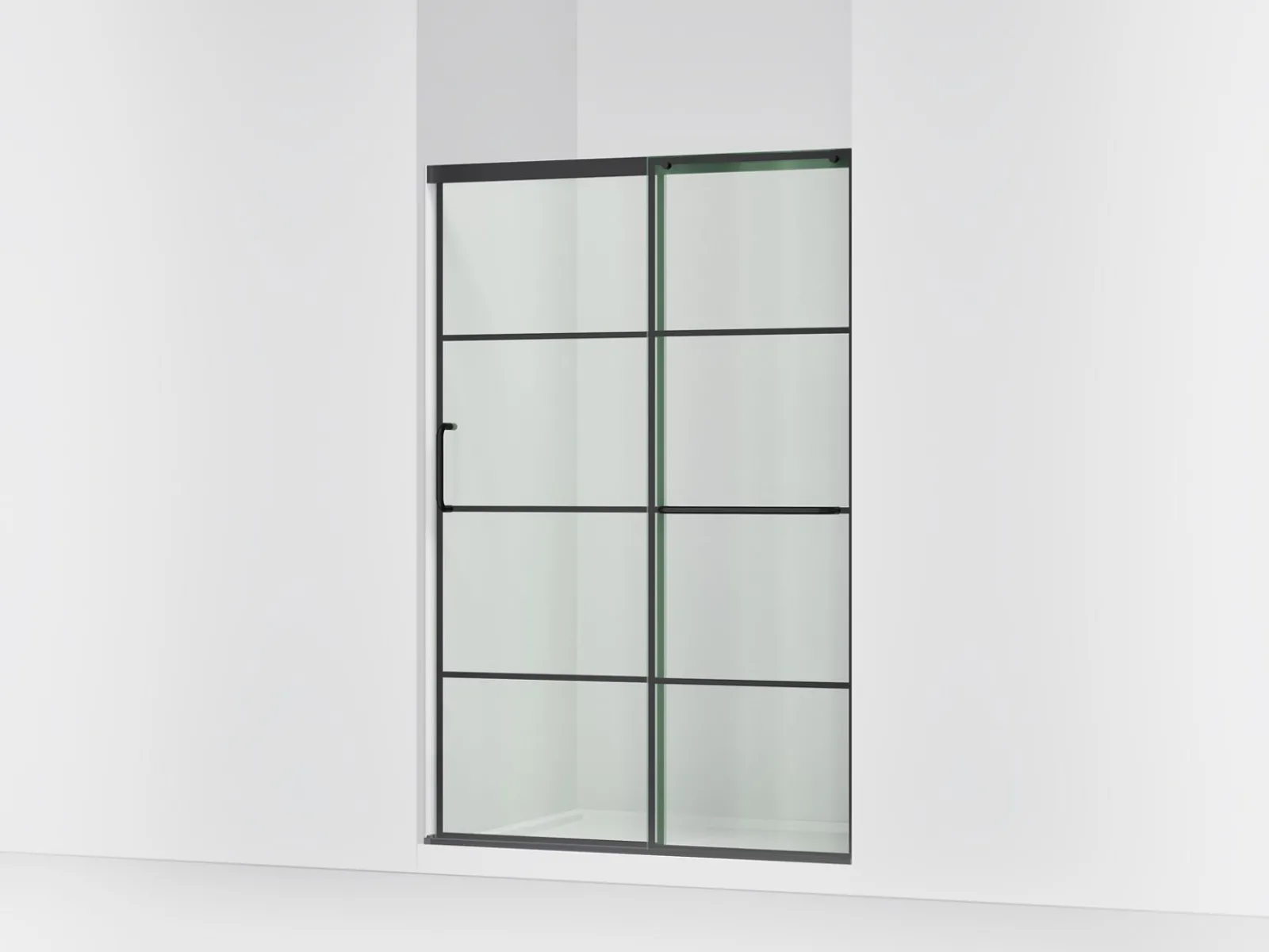 44-1/4"-47-5/8" W x 70-1/2" H sliding shower door with 1/4"-thick Crystal Clear glass^Kohler Best