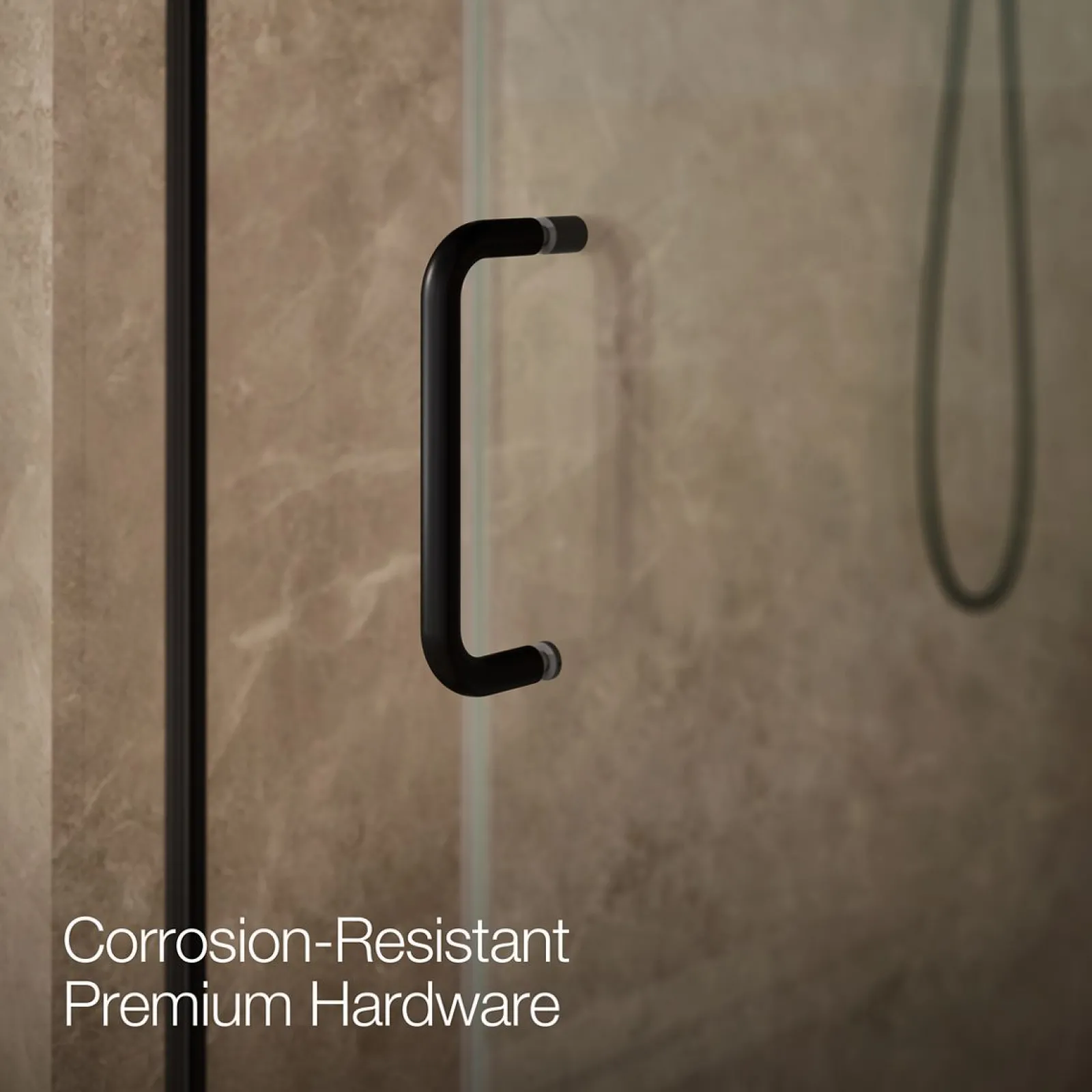 50-1/4"-53-5/8" W x 75-1/2" H sliding shower door with 5/16"-thick Crystal Clear glass^Kohler Clearance
