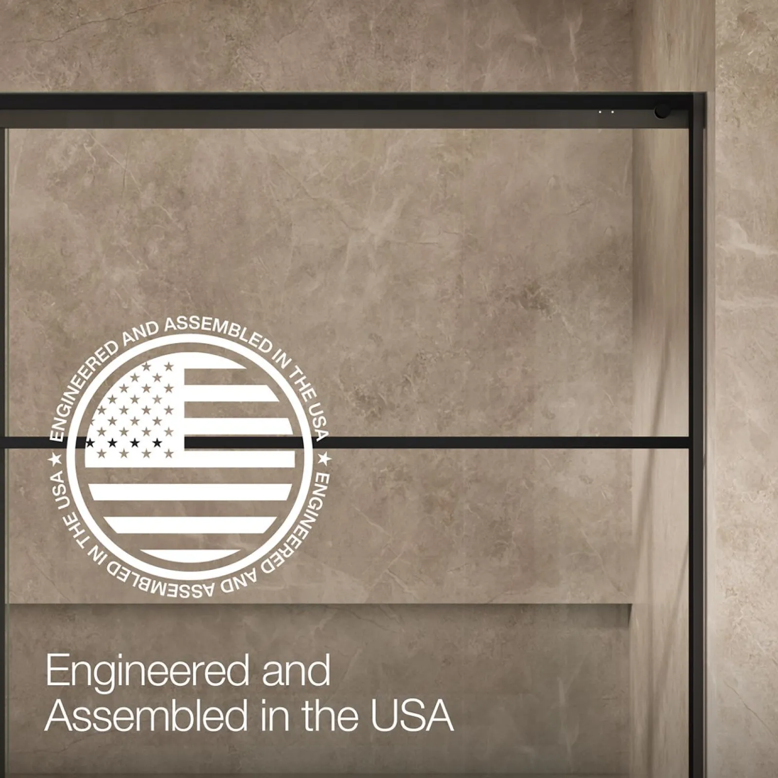 68-1/4"-71-5/8" W x 75-1/2" H sliding shower door with 5/16"-thick Crystal Clear glass^Kohler Outlet