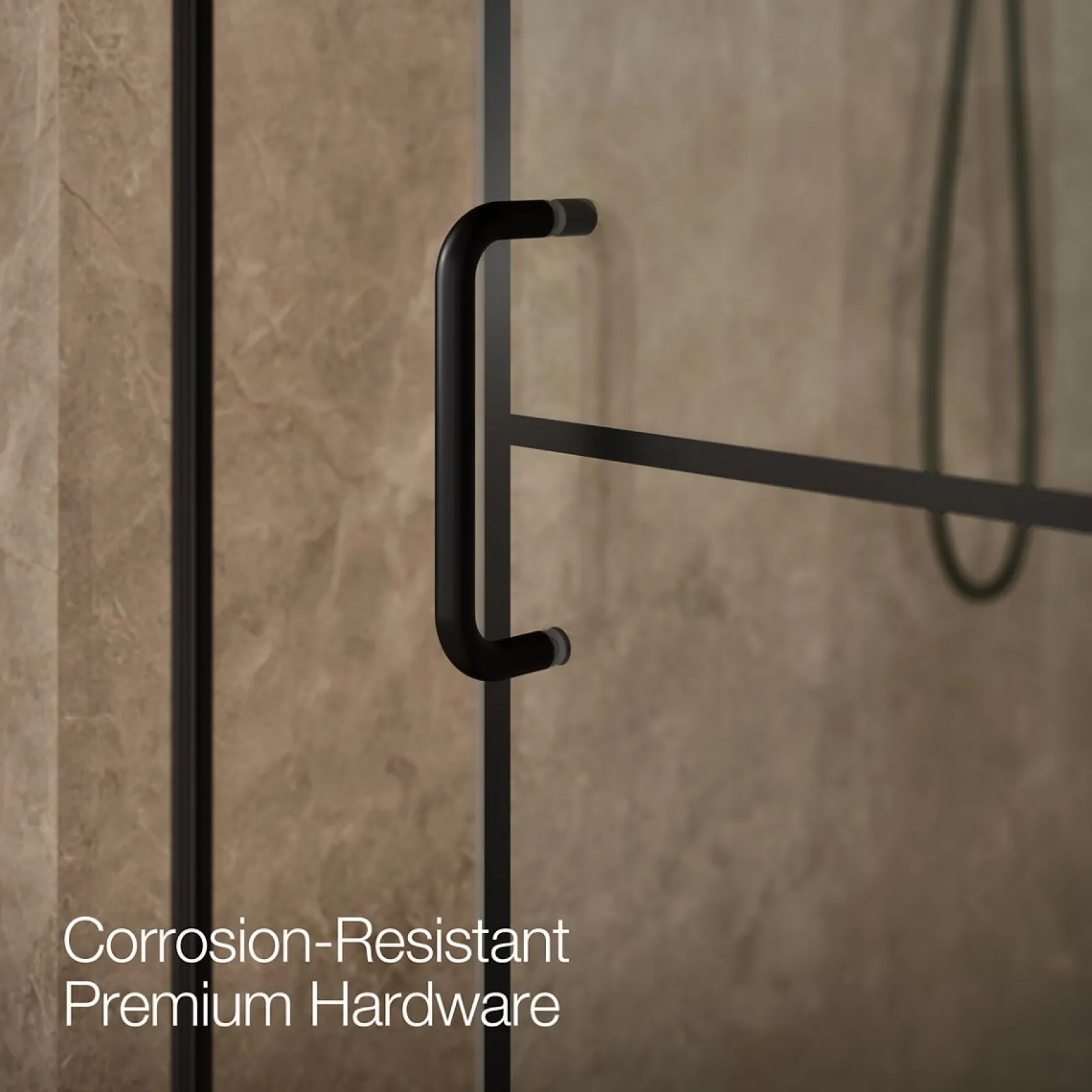 68-1/4"-71-5/8" W x 75-1/2" H sliding shower door with 5/16"-thick Crystal Clear glass^Kohler Outlet