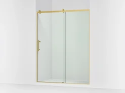 56-5/8"-59-5/8" W x 76.99" H sliding shower door with 3/8"-thick Crystal Clear glass^Kohler Outlet