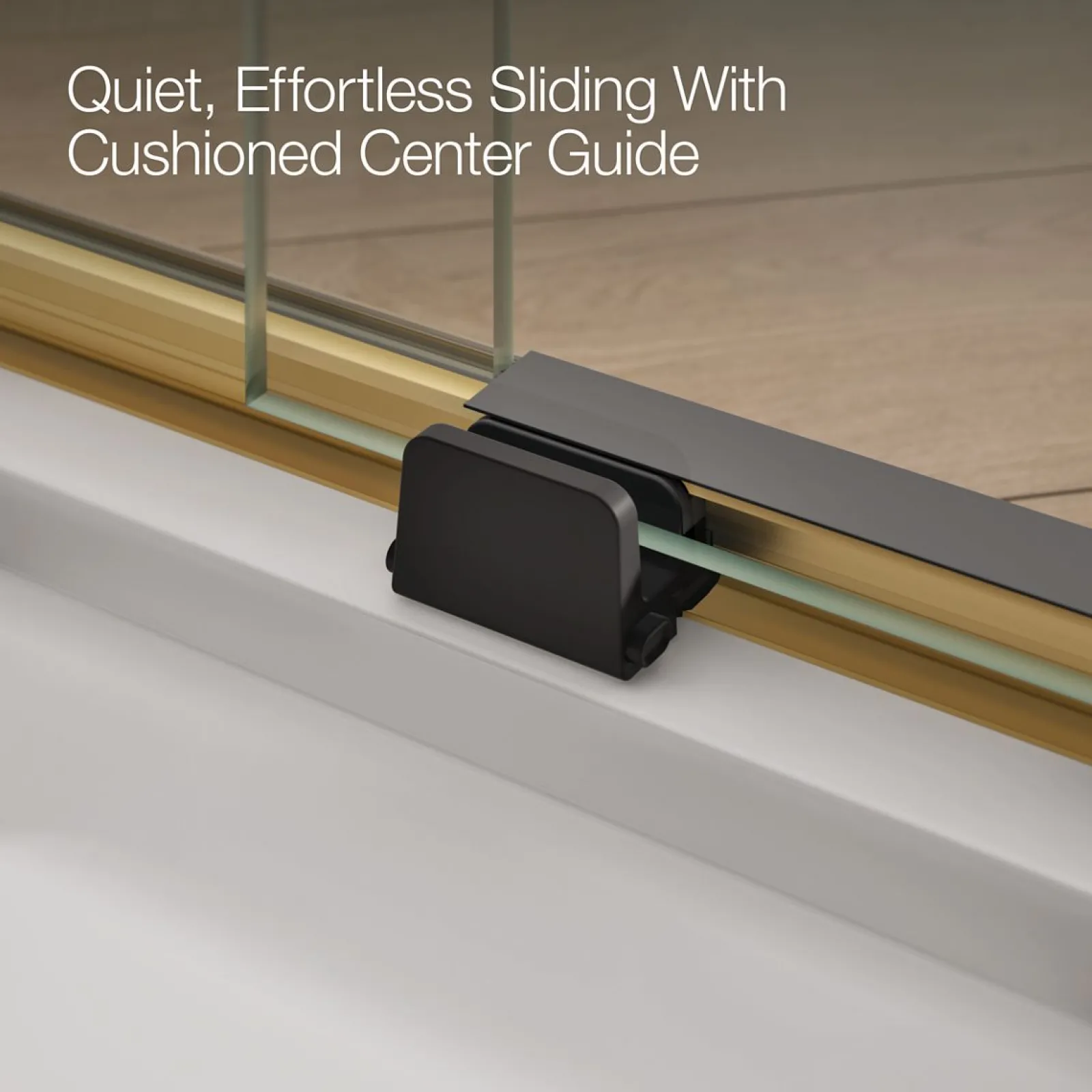 56-5/8"-59-5/8" W x 76.99" H sliding shower door with 3/8"-thick Crystal Clear glass^Kohler Outlet